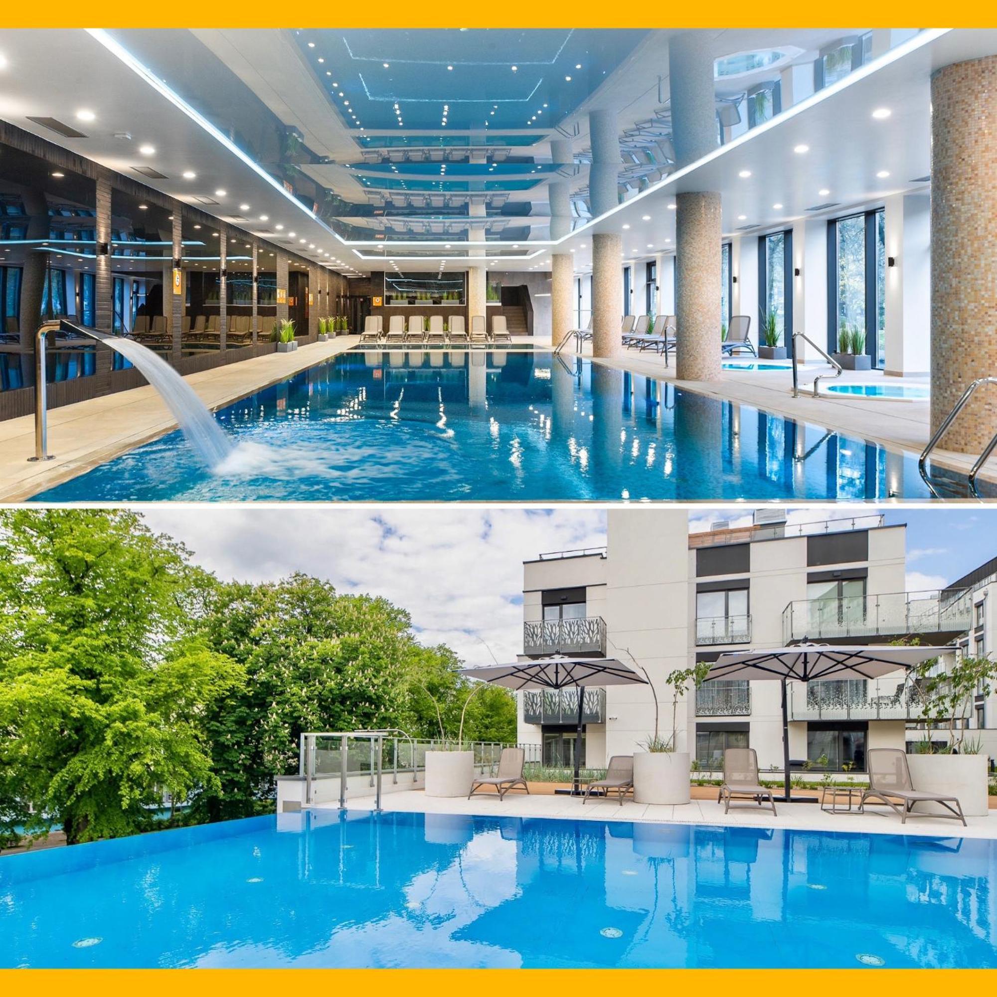 Faro Apartamenty Nadmorskie Tarasy Spa Przy Latarni I Molo Baseny, Sauny, Fitness I Parking W Cenie 코워브제크 외부 사진